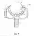 Fig. 06 - Flexible magnetron including partial rolling support and centering pins
