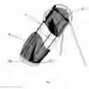 Fig. 02 - Golf bag with a mesh bag body