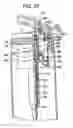 Fig. 38 - Container with pump for discharging bubbles