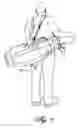 Fig. 07 - Backpad apparatus for use in conjunction with a golf bag