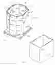 Fig. 02 - Octagonal bulk bin with means to resist initiation of failure of the vertical score in the bin