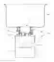 Fig. 01 - Splash guard for a garbage disposal unit