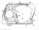 Fig. 01 - Tape measure utilizing mechanical decoupling of power tape extension feature for tape retraction