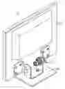 Fig. 01 - Flat display device with foldable supporting base