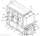 Fig. 01 - Generator set tank and enclosure with adjustable mounting system