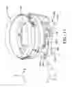 Fig. 12 - Assembly for retaining an airbag module to a steering wheel