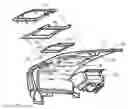 Fig. 01 - Self-closing airbag door assembly