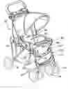 Fig. 01 - Stroller with passive restraint arrangement