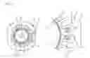 Fig. 02 - Self-magnetized motor and stator structure thereof