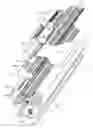 Fig. 01 - Inkjet printhead assembly with parallel ranks of spaced apart printheads