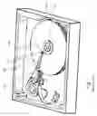 Fig. 02 - Rotational micro-actuator with a rotatable plate, head gimbal assembly and disk drive device with the same