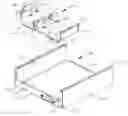 Fig. 01 - Computer enclosure with pivotable bracket