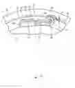 Fig. 01 - Device for support of an adjusting ring which encompasses at a distance a circular blade carrier