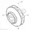 Fig. 01 - Insert with sleeve for a molded impeller