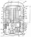 Fig. 01 - RECIPROCATING PISTON COMPRESSOR HAVING IMPROVED NOISE ATTENUATION