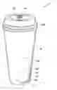 Fig. 01 - Double-walled beverage container with design