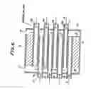 Fig. 07 - Electrochemical cell having gas flow channels surrounded by solid electrolyte and interconnector