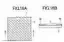 Fig. 15 - Method of fabricating a semiconductor integrated circuit that includes patterning a semiconductor substrate with a first photomask that uses metal for blocking light and patterning the same substrate with a second photomask that uses organic resin for blocking light