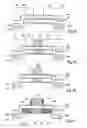 Fig. 04 - Method for forming under a thin layer of a first material portions of another material and/or empty areas