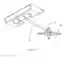 Fig. 08 - Integrated power center and mount for flat screen video displays and projectors