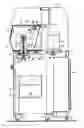 Fig. 01 - Polishing machine comprising sliding means transverse to the front face