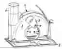 Fig. 01 - Handheld power tool with a guard hood