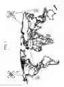 Fig. 02 - Satellite communication system employing a combination of time slots and orthogonal codes