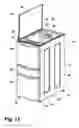 Fig. 16 - Sink station with cover