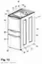 Fig. 17 - Sink station with cover