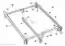 Fig. 01 - T-shaped side rail for bed frame
