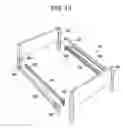Fig. 14 - T-shaped side rail for bed frame