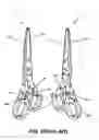 Fig. 02 - Hairdressing scissors and positioning device thereof