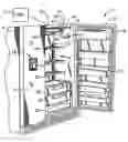 Fig. 01 - Control for a refrigerator door dispenser light