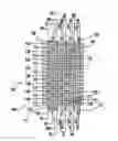 Fig. 01 - Machine direction yarn stitched triple layer papermaker's forming fabrics