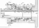 Fig. 01 - Rotary fluid-sealing structure using speed-reduction stages