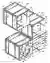 Fig. 01 - Variably configurable stackable bins