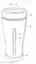 Fig. 01 - Double-walled beverage container with a viewing aperture