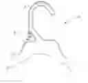 Fig. 01 - GARMENT HANGER WITH RELEASABLE INFORMATION TAB