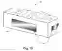 Fig. 11 - Mobile terminal with ergonomic housing