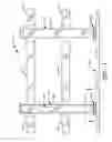 Fig. 02 - Bracket for mounting and vertically leveling a post on a surface