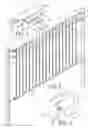 Fig. 02 - Post and rod linking device for a railing