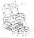 Fig. 01 - Vehicle Seating with Foot Rest