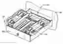 Fig. 01 - Expandable drawer inserts and organizers with hinged trays