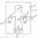 Fig. 01 - Touchpad control of character actions in a virtual environment using gestures