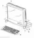 Fig. 01 - Hanging and desktop dual-purpose computer device