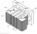 Fig. 01 - Heat sink with vertical air flow panels