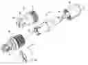Fig. 01 - Multi-fiber fiber optic receptacle and plug assembly
