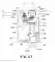 Fig. 45 - Image forming apparatus detachably mounting a process cartridge having developing roller movable to contact and be spaced from a photosensitive drum