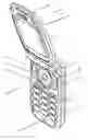 Fig. 01 - Foldable cellular telephone