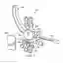 Fig. 05 - Curve linear and straight mandibular distractor with occlusion correction feature